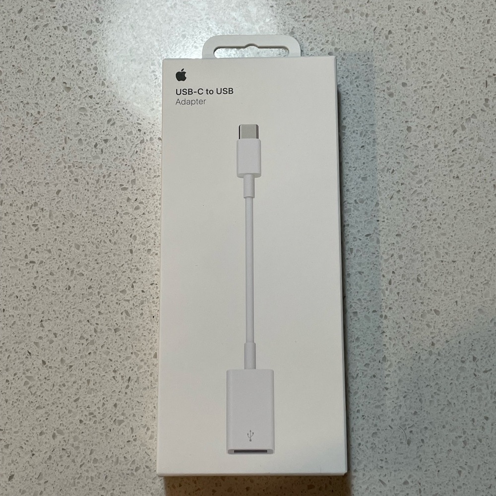 Apple USB-C to USB Adapter - Sleek White